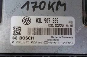 БЛОК УПРАВЛЕНИЯ ДВИГАТЕЛЕМ PASSAT B6 2.0 TDI 0281015029