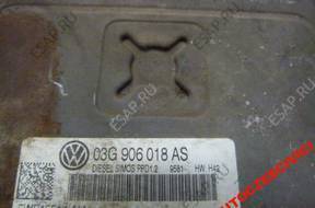 БЛОК УПРАВЛЕНИЯ ДВИГАТЕЛЕМ PASSAT B6 2.0TDI BMR 03G906018AS