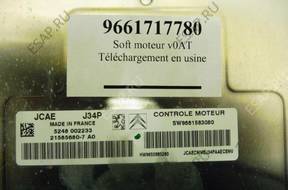 БЛОК УПРАВЛЕНИЯ ДВИГАТЕЛЕМ Peugeot 1007 1.4B 9661717780