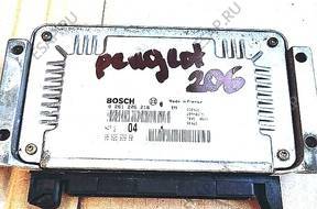 БЛОК УПРАВЛЕНИЯ   ДВИГАТЕЛЕМ peugeot 206 0261206216