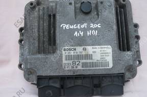 БЛОК УПРАВЛЕНИЯ ДВИГАТЕЛЕМ PEUGEOT 206 1,4 HDI 0281010707