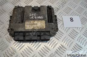 БЛОК УПРАВЛЕНИЯ   ДВИГАТЕЛЕМ PEUGEOT 206 1.4 1010707