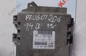 БЛОК УПРАВЛЕНИЯ  ДВИГАТЕЛЕМ, PEUGEOT 206 1.4 1999 год.