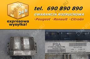 БЛОК УПРАВЛЕНИЯ  ДВИГАТЕЛЕМ  PEUGEOT 206 1.4 8V