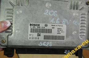 БЛОК УПРАВЛЕНИЯ ДВИГАТЕЛЕМ PEUGEOT 206 1.6 0261206216 NAMAX