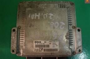 БЛОК УПРАВЛЕНИЯ ДВИГАТЕЛЕМ PEUGEOT 206 2.0 HDI 0281010594