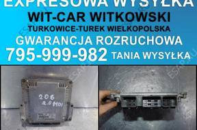 БЛОК УПРАВЛЕНИЯ ДВИГАТЕЛЕМ PEUGEOT 206 2.0 HDI 9642013980