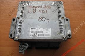 БЛОК УПРАВЛЕНИЯ ДВИГАТЕЛЕМ PEUGEOT 206 HDI 0281010594