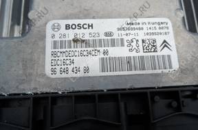 БЛОК УПРАВЛЕНИЯ ДВИГАТЕЛЕМ PEUGEOT 207 1.4 HDI 0281012523