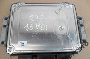 БЛОК УПРАВЛЕНИЯ ДВИГАТЕЛЕМ PEUGEOT 207 1.6 HDI 0281013872