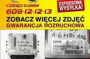 БЛОК УПРАВЛЕНИЯ ДВИГАТЕЛЕМ PEUGEOT 207 1.6 HDI 0281013872