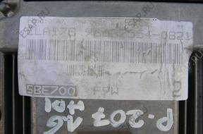 БЛОК УПРАВЛЕНИЯ ДВИГАТЕЛЕМ PEUGEOT 207 1.6 HDI 109 KM 2007 год