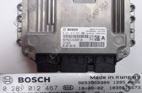 БЛОК УПРАВЛЕНИЯ ДВИГАТЕЛЕМ PEUGEOT 207 1.6HDI 9663786380