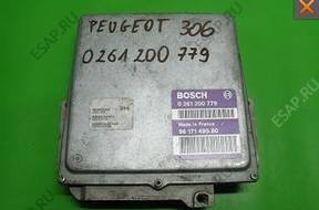 БЛОК УПРАВЛЕНИЯ ДВИГАТЕЛЕМ PEUGEOT 306/405 1.4 0261200779