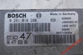 БЛОК УПРАВЛЕНИЯ ДВИГАТЕЛЕМ Peugeot 307 0281010390