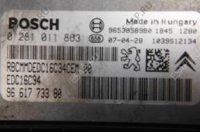 БЛОК УПРАВЛЕНИЯ  ДВИГАТЕЛЕМ  PEUGEOT 307 1,6HDI BSI