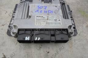 БЛОК УПРАВЛЕНИЯ ДВИГАТЕЛЕМ PEUGEOT 307 1,6HDI