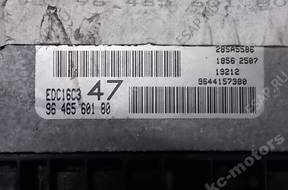 БЛОК УПРАВЛЕНИЯ ДВИГАТЕЛЕМ Peugeot 307 1.4 HDI 9646560180