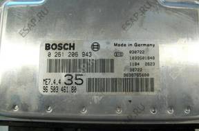 БЛОК УПРАВЛЕНИЯ ДВИГАТЕЛЕМ PEUGEOT 307 1.6 0261206943