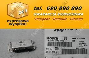 БЛОК УПРАВЛЕНИЯ  ДВИГАТЕЛЕМ  PEUGEOT 307 1.6 16V