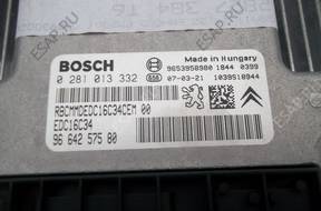 БЛОК УПРАВЛЕНИЯ ДВИГАТЕЛЕМ PEUGEOT 307 1.6 HDI