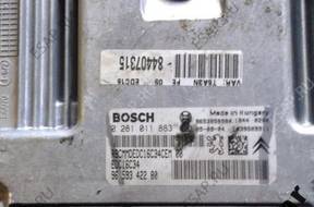 БЛОК УПРАВЛЕНИЯ  ДВИГАТЕЛЕМ,  Peugeot 307 1.6 HDI