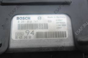 БЛОК УПРАВЛЕНИЯ ДВИГАТЕЛЕМ  PEUGEOT 307 2.0 HDI 0281010747