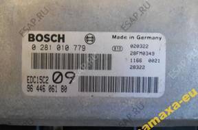 БЛОК УПРАВЛЕНИЯ ДВИГАТЕЛЕМ PEUGEOT 307 2.0 HDI 0281010779
