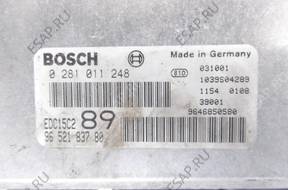 БЛОК УПРАВЛЕНИЯ ДВИГАТЕЛЕМ PEUGEOT 307 2.0 HDI 0281011248