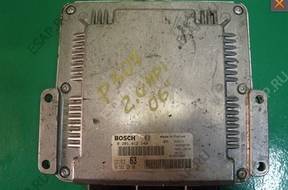БЛОК УПРАВЛЕНИЯ ДВИГАТЕЛЕМ PEUGEOT 307 2.0 HDI 0281012140