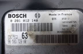БЛОК УПРАВЛЕНИЯ ДВИГАТЕЛЕМ PEUGEOT 307 2.0 HDI EDC15C2 BOSCH