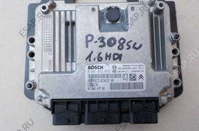 БЛОК УПРАВЛЕНИЯ ДВИГАТЕЛЕМ peugeot 308 1,6 hdi 0281013872