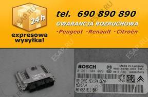 БЛОК УПРАВЛЕНИЯ  ДВИГАТЕЛЕМ  PEUGEOT 308 1.6 16V