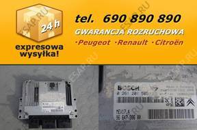 БЛОК УПРАВЛЕНИЯ  ДВИГАТЕЛЕМ  PEUGEOT 308 1.6 VTi 16V