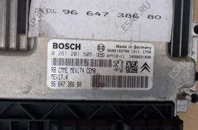 БЛОК УПРАВЛЕНИЯ ДВИГАТЕЛЕМ PEUGEOT 308 9664738680 MEV17.4