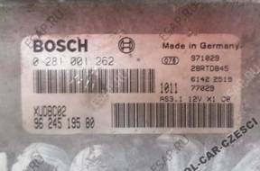 БЛОК УПРАВЛЕНИЯ ДВИГАТЕЛЕМ PEUGEOT 406 0281001262