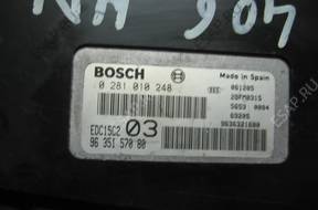 БЛОК УПРАВЛЕНИЯ ДВИГАТЕЛЕМ PEUGEOT 406 0281010248 9635157080