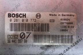 БЛОК УПРАВЛЕНИЯ ДВИГАТЕЛЕМ PEUGEOT 406 2.2 HDI 0281010772
