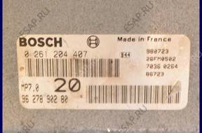 БЛОК УПРАВЛЕНИЯ ДВИГАТЕЛЕМ PEUGEOT 406 3.0 V6 0261204407