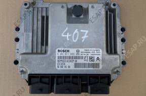 БЛОК УПРАВЛЕНИЯ , ДВИГАТЕЛЕМ PEUGEOT 407 1.6 HDI