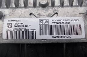 БЛОК УПРАВЛЕНИЯ ДВИГАТЕЛЕМ PEUGEOT 407 2.0HDI  5WS40264C-T