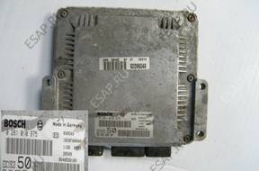 БЛОК УПРАВЛЕНИЯ ДВИГАТЕЛЕМ  PEUGEOT 607 2,2 HDi 0281010975