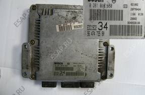БЛОК УПРАВЛЕНИЯ ДВИГАТЕЛЕМ  PEUGEOT 607 2,2 HDi 0281010975