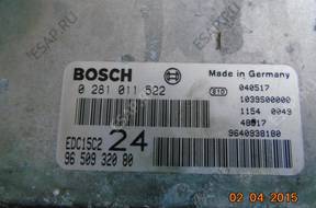 БЛОК УПРАВЛЕНИЯ ДВИГАТЕЛЕМ PEUGEOT 807 2.2 HDI 0281011552
