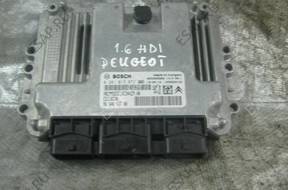 БЛОК УПРАВЛЕНИЯ ДВИГАТЕЛЕМ PEUGEOT CITROEN 1.6 HDI 966484378