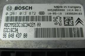 БЛОК УПРАВЛЕНИЯ ДВИГАТЕЛЕМ PEUGEOT CITROEN 1.6 HDI 966484378