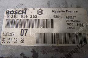 БЛОК УПРАВЛЕНИЯ ДВИГАТЕЛЕМ PEUGEOT HDI XSARA 406 306 2.0 HDI