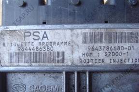 БЛОК УПРАВЛЕНИЯ ДВИГАТЕЛЕМ PSA 9644486380 CITROEN C5 1.8 16v