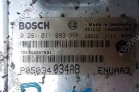БЛОК УПРАВЛЕНИЯ ДВИГАТЕЛЕМ PT CRUISER 2.2 CRD 0281011093