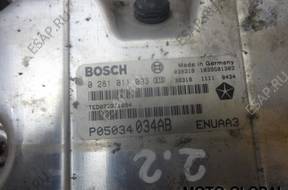 БЛОК УПРАВЛЕНИЯ   ДВИГАТЕЛЕМ PT CRUISER 2.2CRD 093